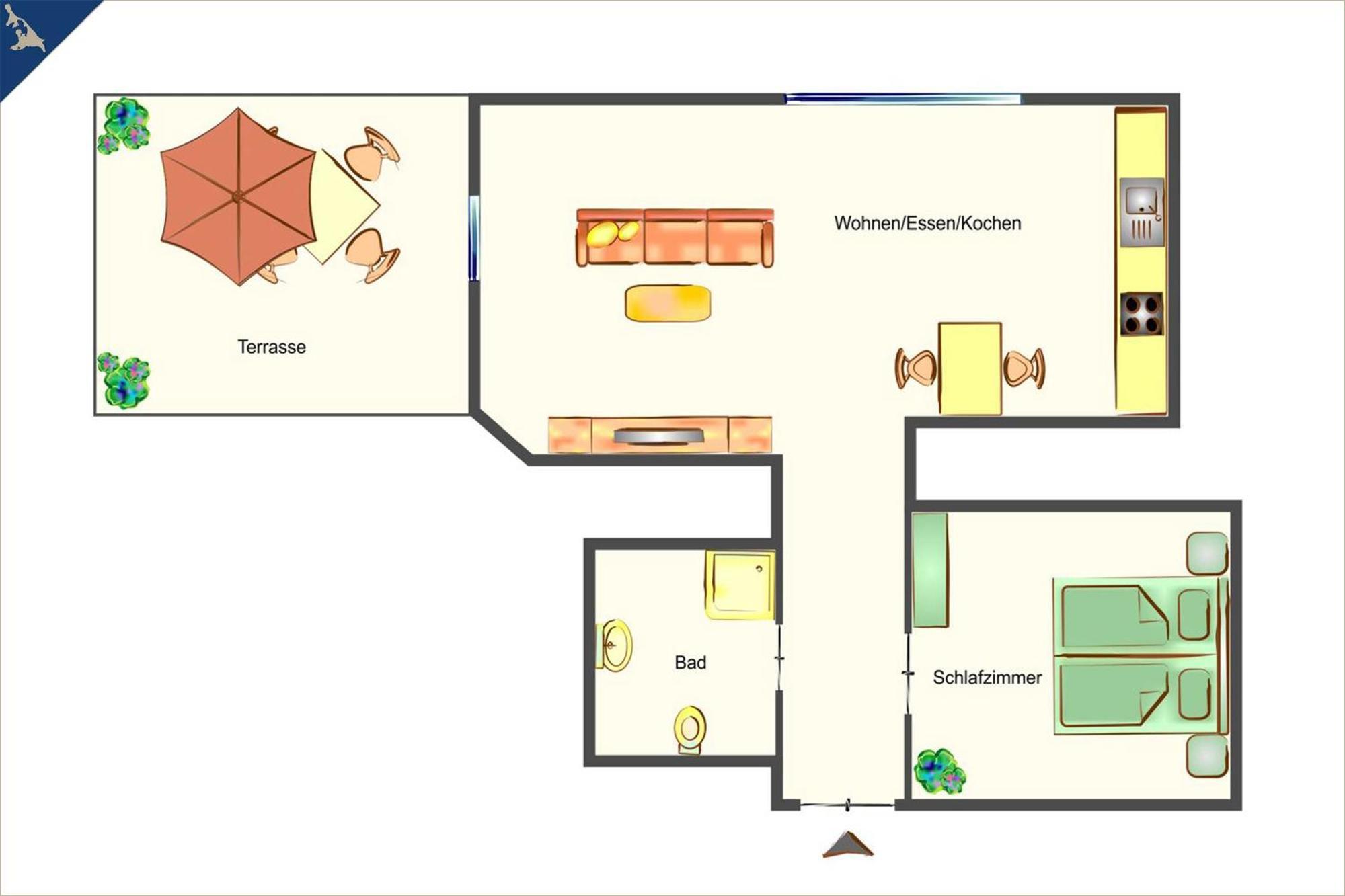 Apartamento Ferienhaus Becker 121 Deck 1 Heringsdorf  Exterior foto